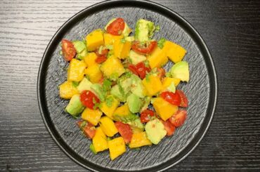Mango Avocado Salad | 5 Minute Recipe | healthy salad for diet