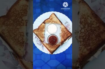 Cheese Sandwich | 2 min breakfast recipe #shorts #short #subscribe