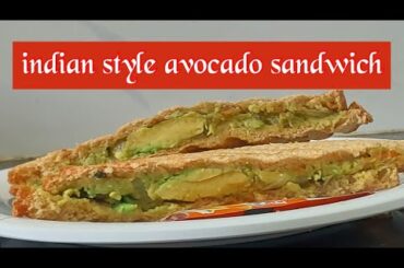 avocado sandwich|healthy and quick breakfast|brownbread toast idea|avocado toast recipe#avocado