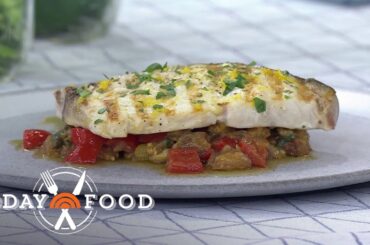 Swordfish with caponata: Get chef Michael White's recipe!