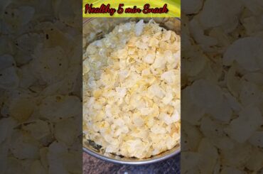 Healthy 5 Min Snack Recipe #milletsrecipe #ragiflakes #jowarflakes #shortsvideo #viral #trending