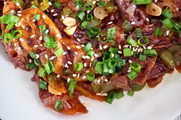 Healthy cooking - Palak rice with Chilli garlic Lotus stem #healthylifestyle #healthyrecipes