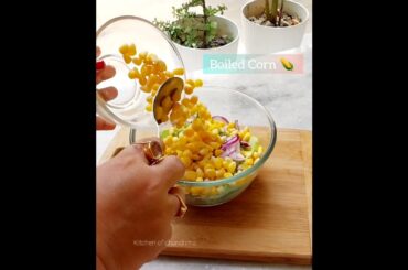 Cucumber corn salad recipe #shorts #youtubeshorts #recipeshare #subscribe #healthy #food #weightloss