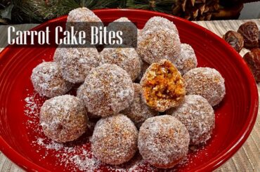 Carrot Cake Energy Bites || No-Bake Energy Balls || Healthy Snack Recipe - RKC