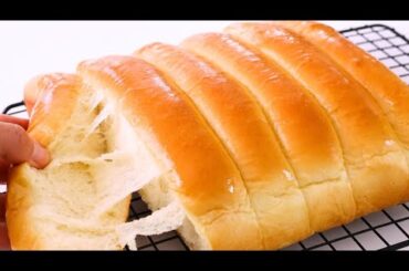 [no Loaf Pan!] The Easiest Milk Bread Recipe/super Fluffy Dinner Rolls/windsor Bread