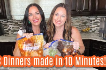 I made 3 Crock pot Freezer Meals in 10 minutes!!