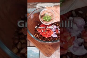 High protein breakfast/snack | Kala chana salad