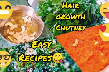 Why Kesari And Kothamalli Chutney | Green Chutney | Tasty And Healthy Recipes | Sweet Kesari