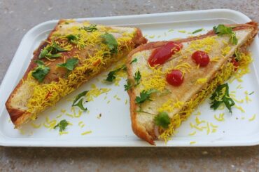 Double layer sandwich/Healthy veg sandwich recipe/crispy sandwich/layer sandwich breakfast recipe
