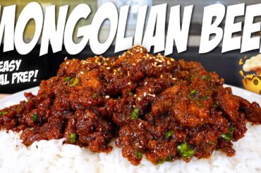 P.F. CHANG'S MONGOLIAN BEEF MEAL PREP | Low Calorie Bodybuilding Recipe!