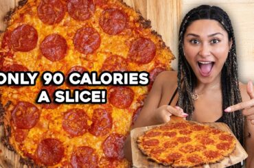 Homemade Pizza Crust | Low Calorie | High Protein