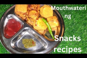 5 min Snacks recipes/ Thecha Paneer Pakora,Healthy Breakfast/TiffinBox recipe#paneerrecipe
