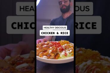 Healthy Easy Chicken & Rice - Full of Flavor and Delicious! #easyrecipe #chicken #recipes