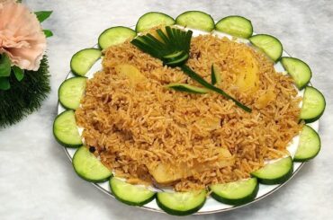 AALO PALAK PULAO(HEALTHY & EASY)HOW TO MAKE SPINACH RICE RECIPE BY Faiza ahsan