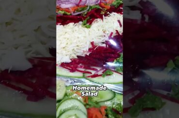 Homemade Salad/salad recipes/ easy salad recipes/ vegan salad/ #freshsalad #salad #saladrecipe