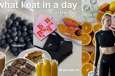*realistic* what I eat in a day: simple & easy meal ideas and workout with me