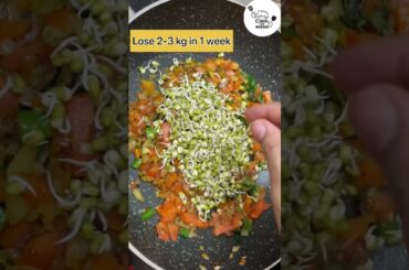 5 min high protein Healthy & Tasty diet recipe | moong sprouts sabji | moong recipe