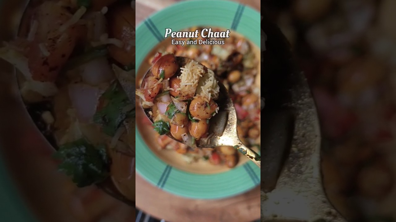 Peanut Chaat – Quick Snack in minutes #youtubeshorts #healthy #easyrecipes Peanut Chaat - Quick Snack in minutes #youtubeshorts #healthy #easyrecipes