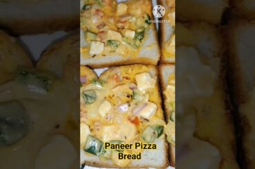 Paneer Cheese Pizza Bread Recipe | Healthy Snacks | #shorts #shortsfeed #youtubeshorts