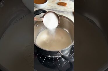 *4 INGREDIENT* BISCOFF PUDDING AT HOME | YUMMY BISCOFF PUDDING RECIPE #shorts