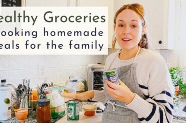 Weekly grocery haul + cooking healthy homemade meals for my family of 6