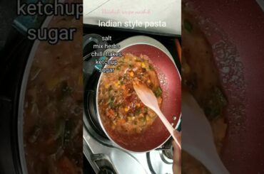 Indian style pasta|pasta|veggies pasta recipe|healthy snacks#shorts