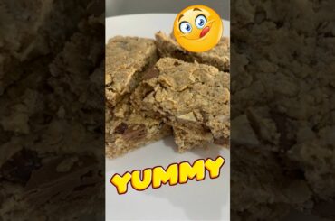Nutty PROTEIN flapjacks, great SNACK #healthy #recipe #shorts