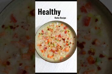 Healthy raita recipe | salad raita | raita #shorts #salad #short #youtubeshorts #raita