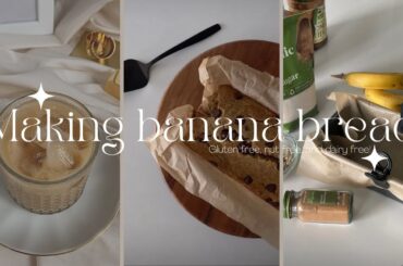 Healthy Gluten Free Banana Bread! #recipe
