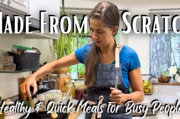 WEEKLY MEAL PREP COOKING FROM SCRATCH INSPIRATION | Easy Healthy Recipes for Fast Food