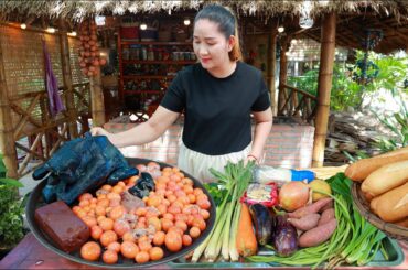 Healthy Black Chicken Soup and Curry recipe prepared by pregnant mum - Cooking with sros