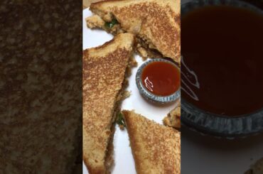 Soya chunks sandwich | Healthy high protein recipe |#ytshorts #viral