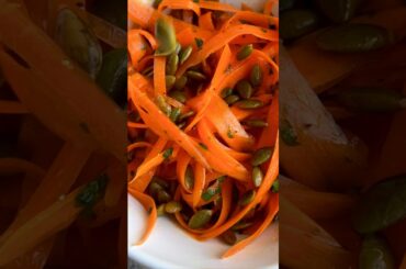 Balance hormones? with RAW CARROT SALAD? We don’t know that but it does leave you feeling satisfied