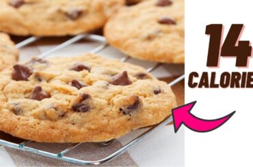 14 CALORIE CHOCOLATE CHIP COOKIES- Low calorie cookies- Low calorie snacks