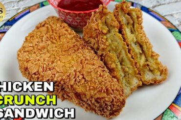 Crispy Bread Sandwich Recipe | Crispy Aloo Sandwich Recipe | How To Make Crunchy Sandwich At Home
