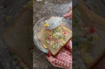 Sooji Toast - Simple and Yum snacks recipe #shorts #ashortaday #dailyvlogs #foodie #soojitoast