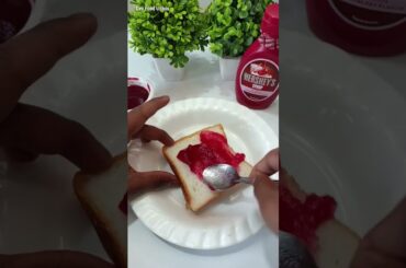 Mix Fruit Jam Sandwich Recipe | Bread Jam #shorts #sandwich #recipe