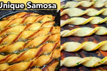 Unique Samosa Recipe | Potato Snacks | Quick and Easy Snacks Recipes | by Food Tadka