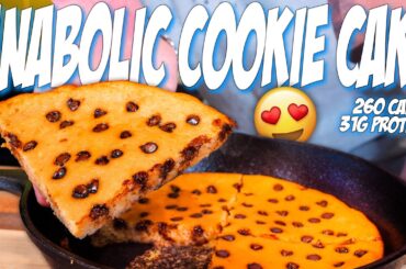 BODYBUILDING CHOCOLATE CHIP COOKIE CAKE | High Protein & Low Calorie!