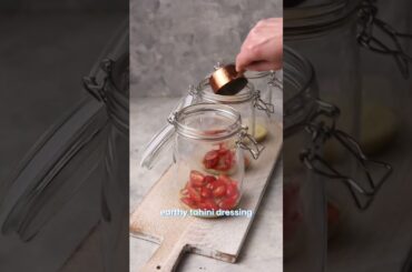 The Ultimate On-the-Go HEALTHY Lunch Salad Jar #recipe #shorts