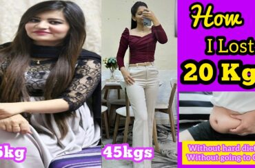 My Weight Loss Journey | 65 kg to 45 kg ~ Loss Belly Fat in 7 Days at Home | how to lose weight fast