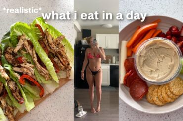what i eat in a day - HEALTHY, EASY, + QUICK MEALS
