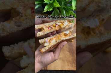 Paneer Cheese Sandwich | Healthy Evening Snack | #shorts #shortsvideo #viral