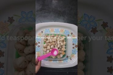 Tasty & Easy PhoolMakhana Snack Recipe for Children | Healthy Snack in 5mins #phoolmakhana #shorts