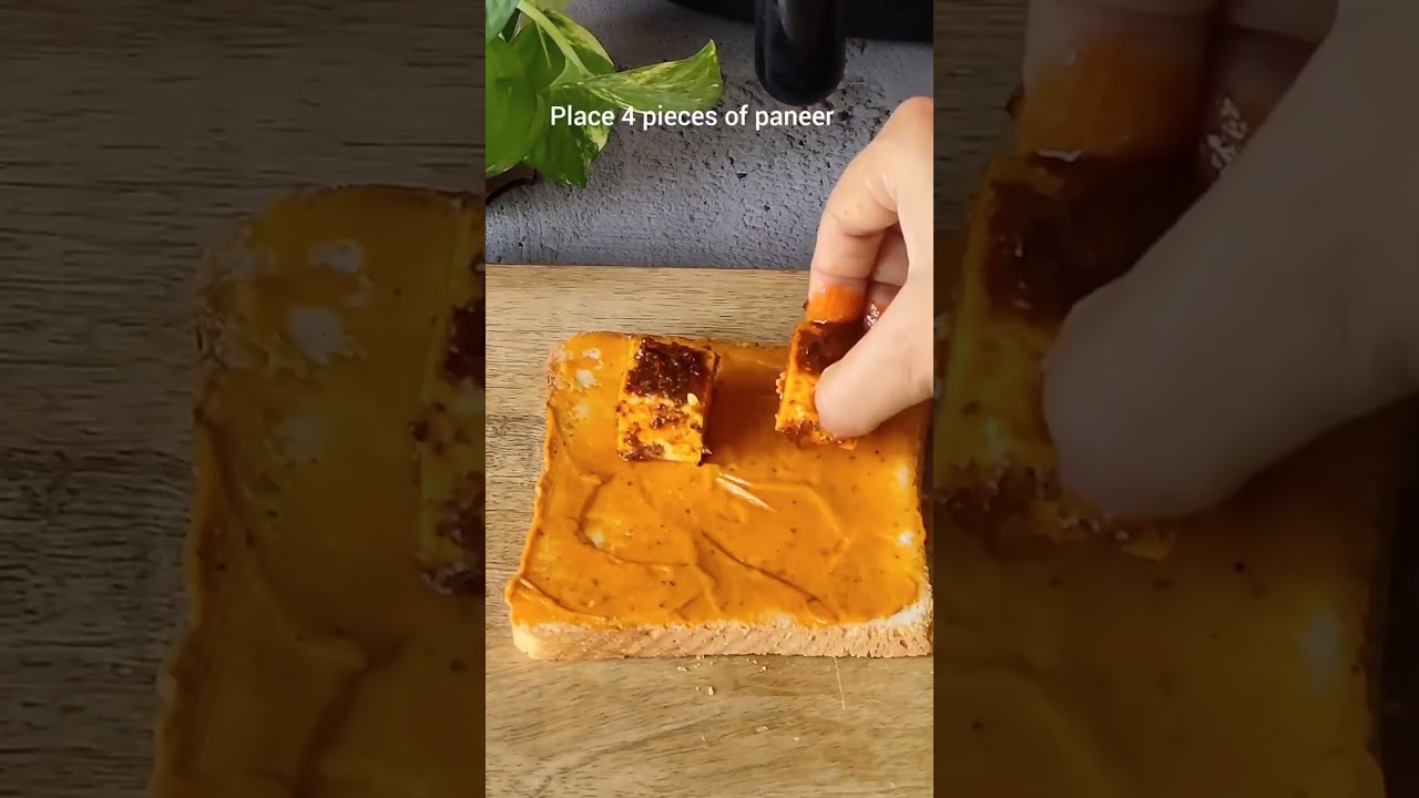 Paneer Tikka Toast | Made in the Nutricook Airfryer Mini | Recipe Video | Nutricook Airfryer #recipe Paneer Tikka Toast | Made in the Nutricook Airfryer Mini | Recipe Video | Nutricook Airfryer #recipe