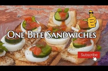 One Bite Sandwiches | Best for your breakfast | healthy and tasty | Easy Recipe #recipe #viral #food
