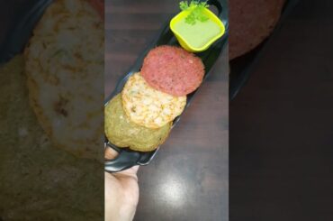 colorful rawa uttapam recipe || healthy breakfast #weight loss recipe #viral  #youtubeshorts