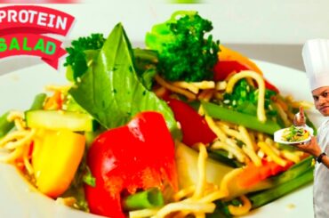 Oriental salad recipe/weight loss tips/ protein salad for pregnancy/high protein diet/healthy vegan