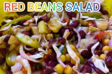 Rajma Salad Recipe |High Protein Salad|Healthy Red Beans Salad|Rajma Salad| Welcome Lahore Food