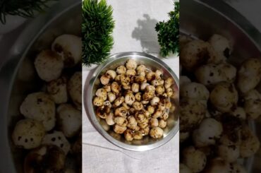 chatpata evening snacks recipe | healthy snacks recipe  | makhana masala recipe #makhana #shorts